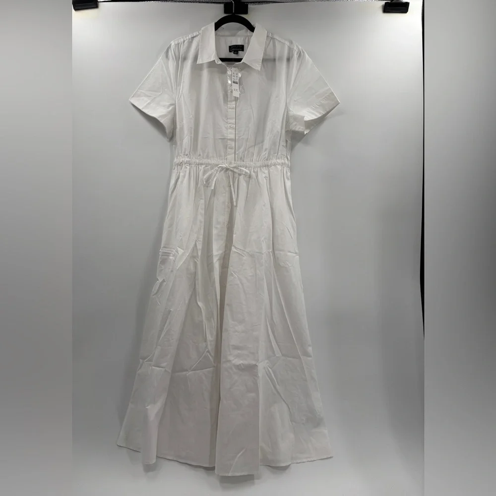 J.Crew Cerise shirt-dress in cotton poplin - Picture 5 of 7